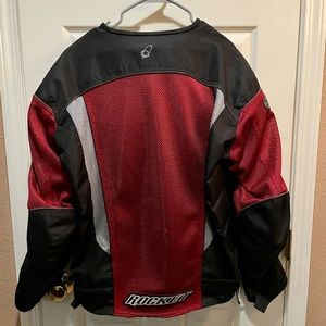 Men's Joe Rocket Ballistic Mesh XL Motorcycle Jacket Red/black